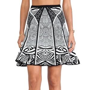 Diane Von Furstenberg Zebra Print Skirt